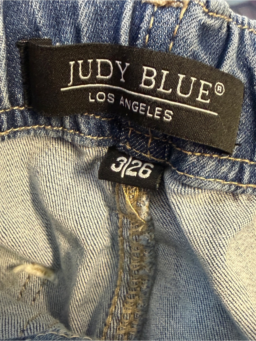 Judy Blue Light Blue Relaxed Drawstring Jeans - Picture 4 of 4